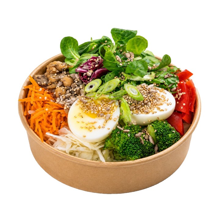 Buddha Bowl végétarien au miso et légumes croquants