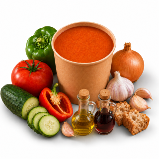 Gaspacho Andalou Maison | Soupe Froide Espagnole | Poké par ChefCédric