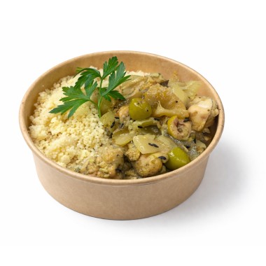 ⭐️ Tajine de poulet au citrons confits, olives vertes et Fenouil rôtis